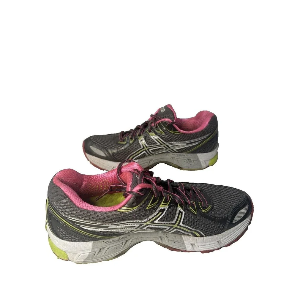 ASICS Gel GT-2170 Women’s Size 7.5 Gray Pink Lime Running Shoes T256N